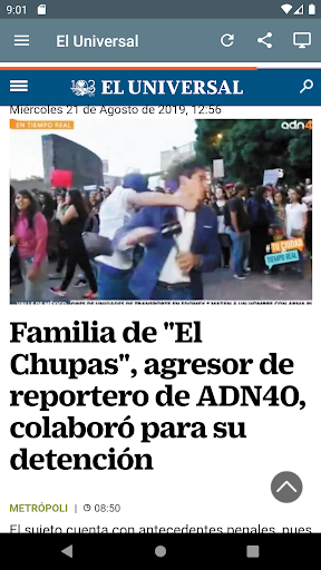 Prensa de México ekran görüntüsü