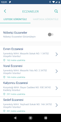 Konya Şehir Hastanesi ekran görüntüsü