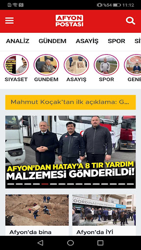 Afyon Postası ekran görüntüsü