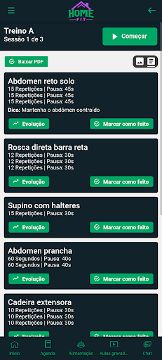 APP HOME FIT ekran görüntüsü