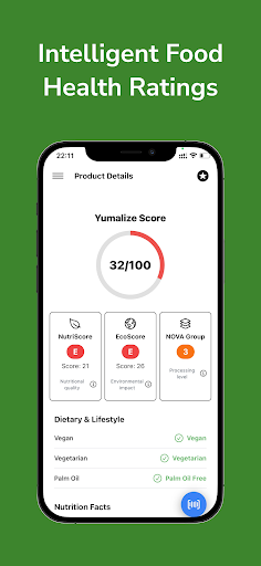 Yumalyze: Scan & Eat Smart ekran görüntüsü
