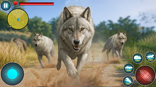 Wolf Simulator: Wild Hunt Game ekran görüntüsü