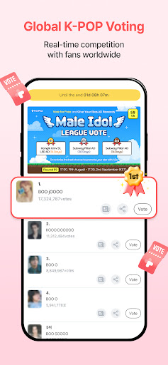 FanPlus: Idol Vote & Community ekran görüntüsü