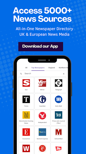 UK & European News & Newspaper ekran görüntüsü