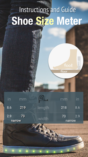 Shoe Size Meter and Converter ekran görüntüsü