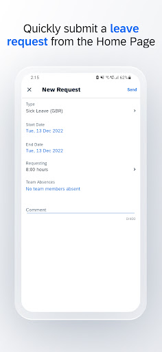 SAP SuccessFactors Mobile ekran görüntüsü