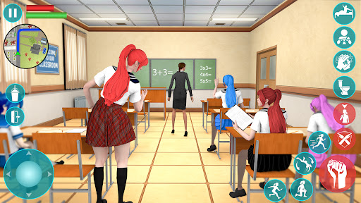 High School Anime Simulator 3D ekran görüntüsü