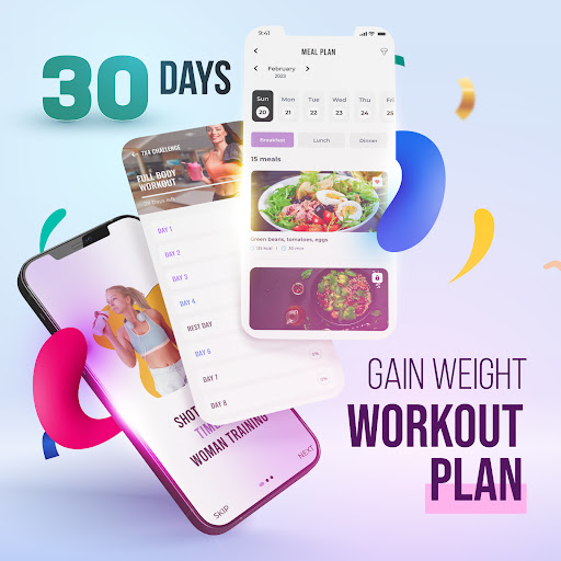 Gain Weight App: Diet Exercise ekran görüntüsü