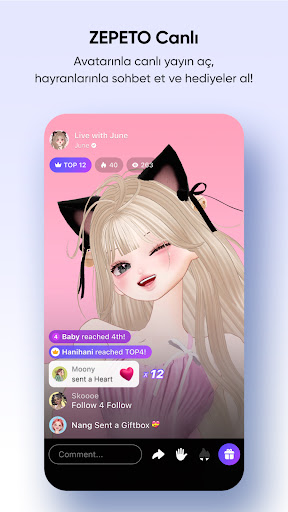 ZEPETO: avatar, sohbet, oyna ekran görüntüsü