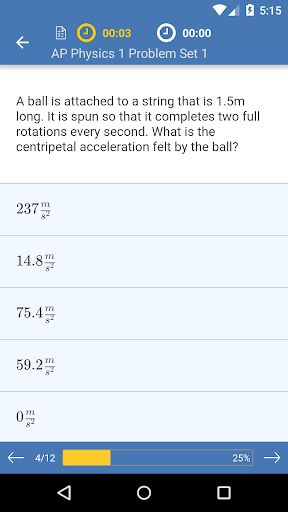 AP Physics 1: Practice & Prep ekran görüntüsü