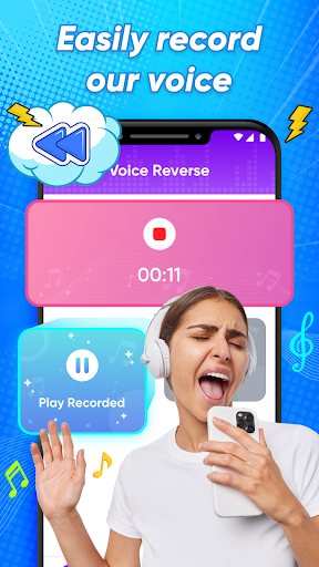 Funny Reverse Audio - Singing ekran görüntüsü