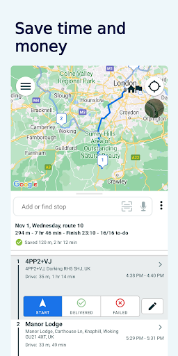 Multi-Stop Route Planner ekran görüntüsü