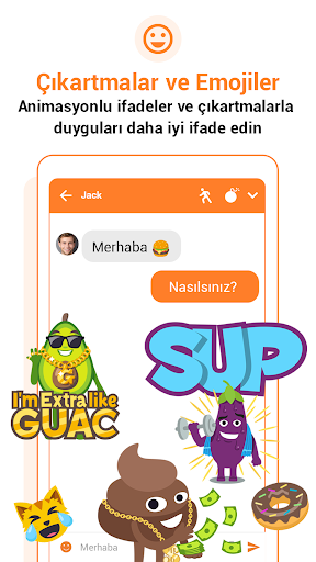 Messenger SMS - Mesajlar Emoji ekran görüntüsü