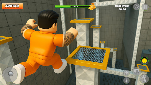 Prison Escape: Police Obby Run ekran görüntüsü