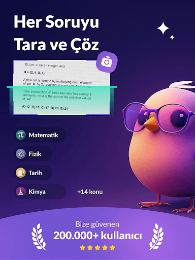 Soru Çözme Uygulaması - Solver ekran görüntüsü