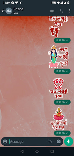 Shuveccha - WA Bengali sticker ekran görüntüsü