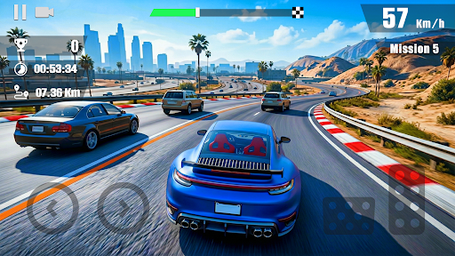 Real Traffic Car Simulator 3D ekran görüntüsü