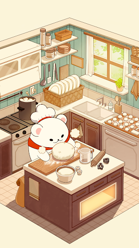 Bread Bear: Cook with Me ekran görüntüsü