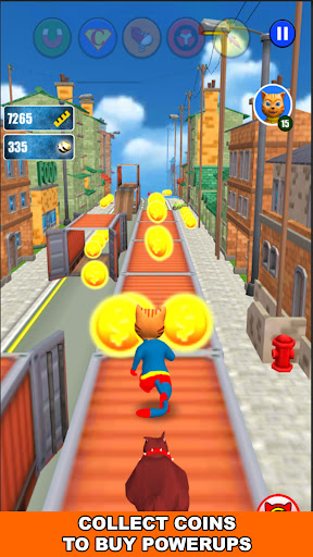 Super Hero Cat Run ekran görüntüsü