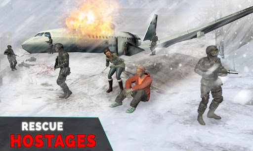 Snow Commando Shooting Games ekran görüntüsü