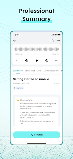 TicNote: AI Recorder & Agent ekran görüntüsü