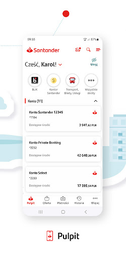 Santander mobile ekran görüntüsü