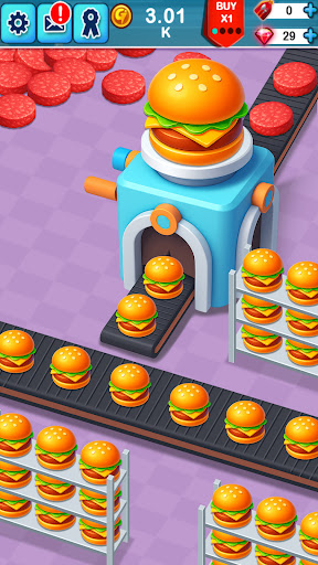 Idle Food Factory Game ekran görüntüsü