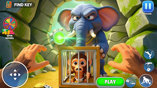 Pranks Monkey Animal Simulator ekran görüntüsü