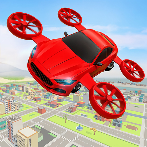 Flying Car Stunt Game
