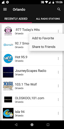 Orlando Radio Stations - USA ekran görüntüsü