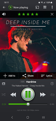 PlayerPro Music Player ekran görüntüsü