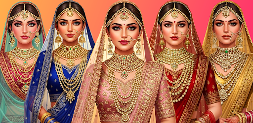 Indian Wedding Doll Dress Up ekran görüntüsü