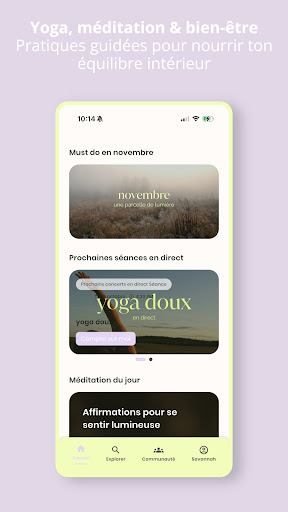 Blüm yoga studio ekran görüntüsü