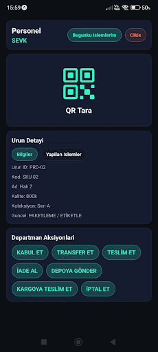 FabrIQ ekran görüntüsü