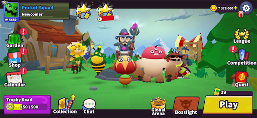 Pocket Squad: PvP battle arena ekran görüntüsü