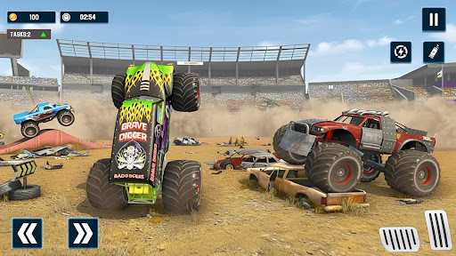Monster Truck Game Derby Truck ekran görüntüsü