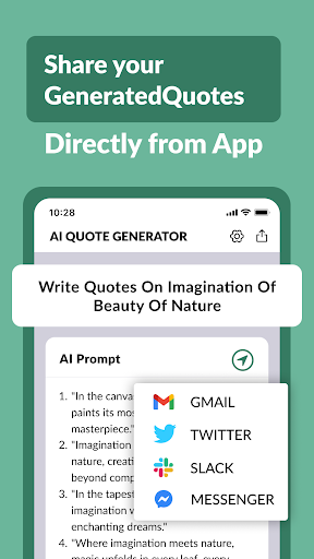 AI Quotes Generator, Writer ekran görüntüsü