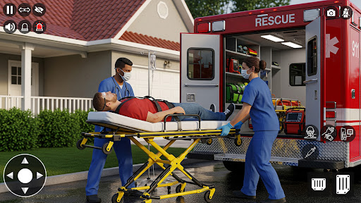 Ambulance Rescue Sim Games 3d ekran görüntüsü