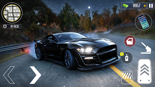 Car Drifting Night Driving 3D ekran görüntüsü