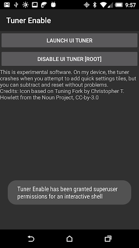 UI Tuner Enable [root] ekran görüntüsü