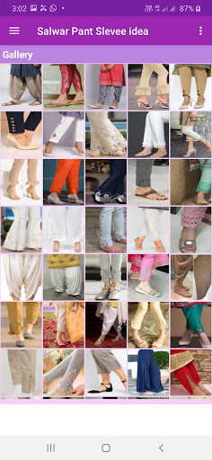 Salwar Pant Sleeve idea ekran görüntüsü