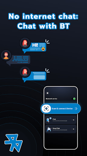 No Internet Chat: Chat with BT ekran görüntüsü