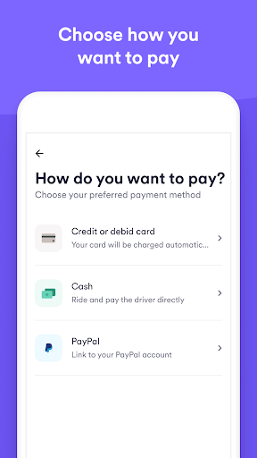 Easy Taxi, a Cabify app ekran görüntüsü