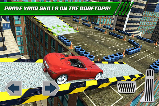 Roof Jumping Car Parking Games ekran görüntüsü