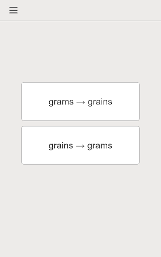 grams grains converter ekran görüntüsü