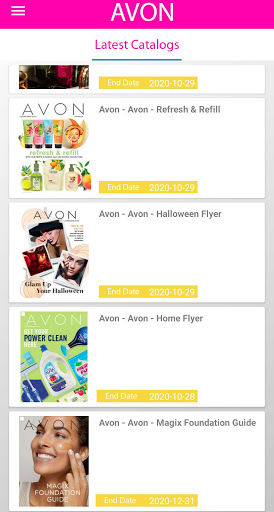 Avon Catalog ekran görüntüsü