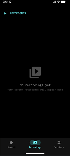 Screen Recorder App ekran görüntüsü