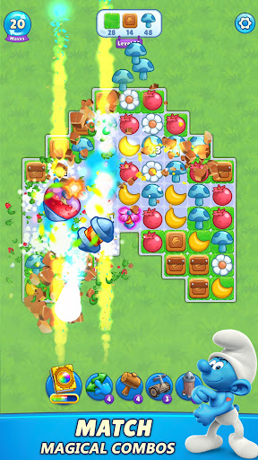 Smurfs Magic Match ekran görüntüsü