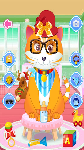 Cute Kitty Salon Game For Kids ekran görüntüsü