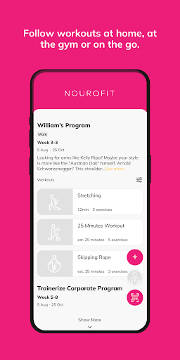 Nourofit ekran görüntüsü